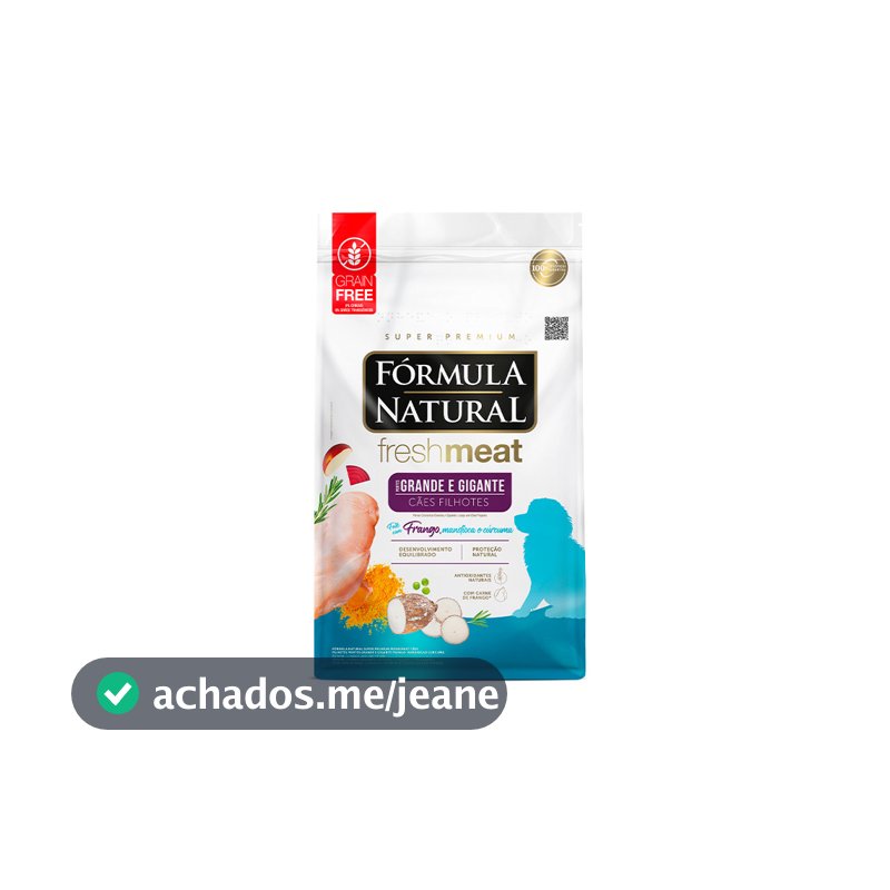 FORMULA NATURAL FRESH MEAT CAO FILHOTE GRANDES GIGANTES 12KG
