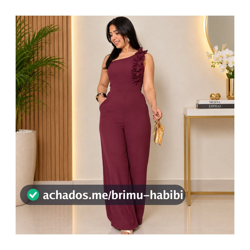Macacão Femenino pra festa Envio Rápido mais vendidos e alça Grossa Feminino casual pantalona