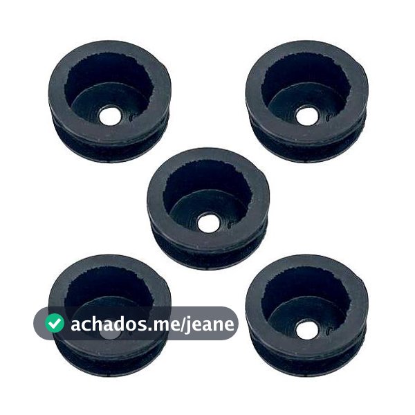 5 Vedação Borracha Do Botão Registro Cooktop Fischer Original