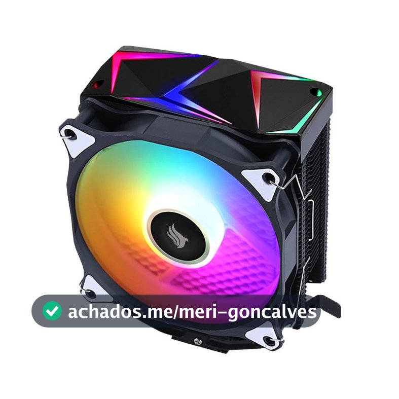 Cooler Para Processador Pichau Falcon, ARGB, 120mm, Preto, PG-FLCARGB-BK01