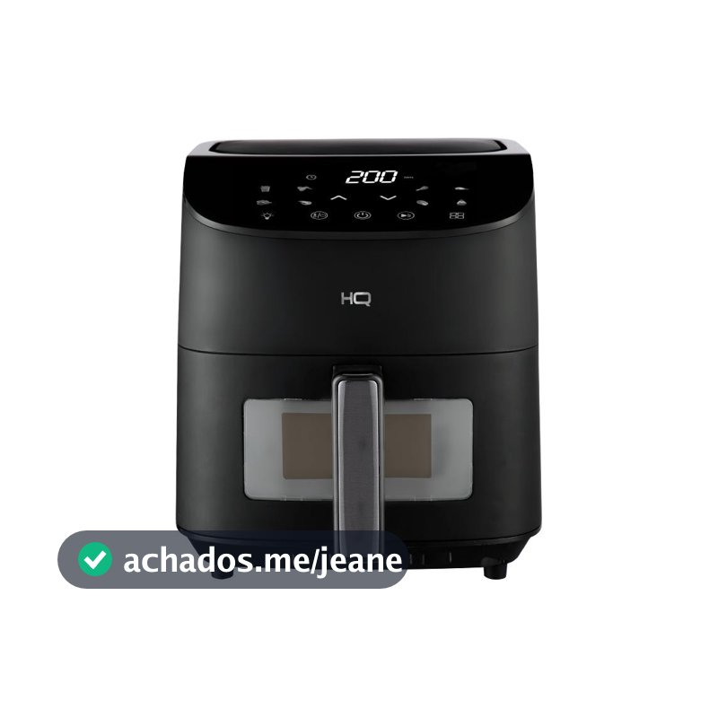 Fritadeira Sem Óleo AirFryer HQ 7 litros Digital com Visor Preto HQ-AF7LDL