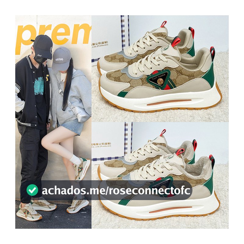 Sapatos Femininos da Moda - Novos Tênis Casuais Versáteis