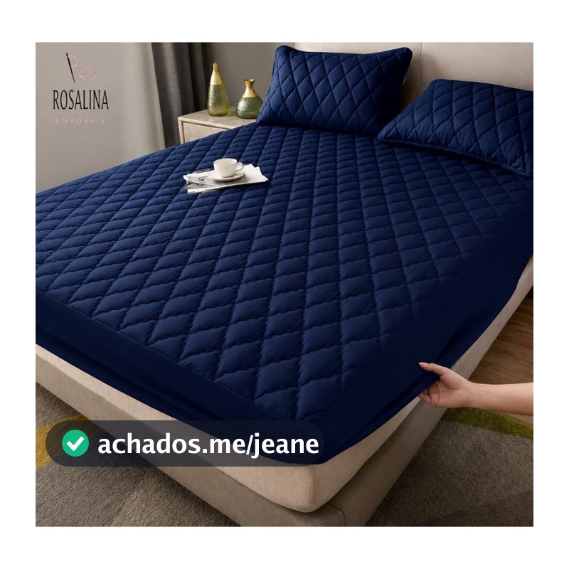 Protetor Para Colchão Capa Impermeavel Matelado Com Elastico Rosalina Enxovais