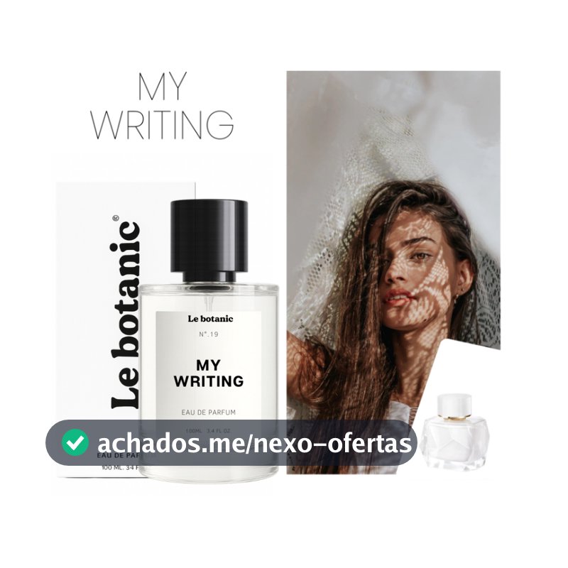 Perfume My Writing - Le botanic - Travel Size - Alta Fixação
