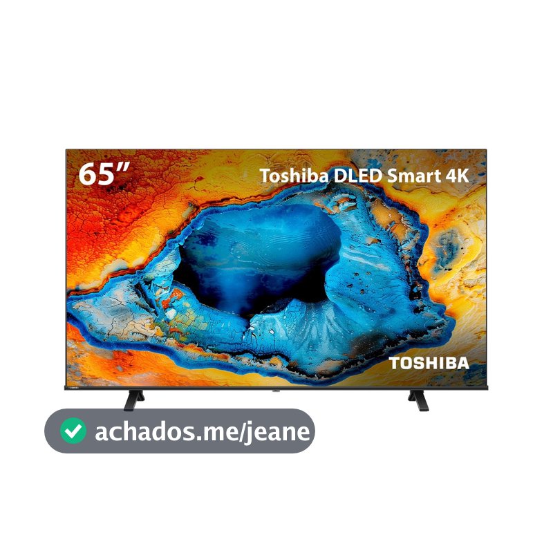 Smart TV DLED 65 4K Toshiba 65C350NS VIDAA 4HDMI 2USB Wi-Fi