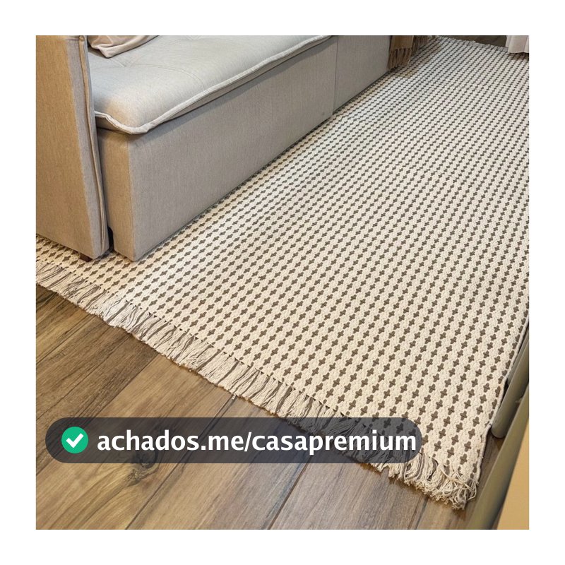 Tapete Boho Andaraí Off White/Capuccino 140x200cm FastLar