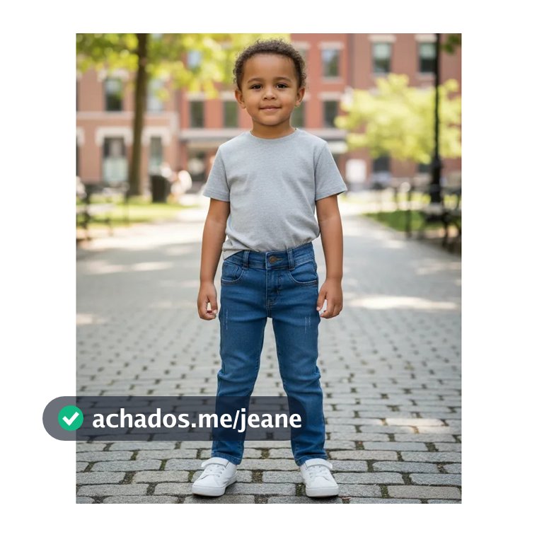 Calça Jeans Infantil Menino 1 á 15 anos Com Regulagem