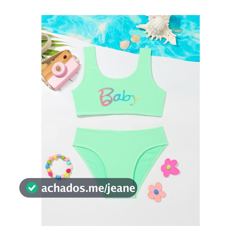 HT VEST Conjunto de Biquíni Baby – Perfeito para Dias de Sol e Diversão 2024 - I3043