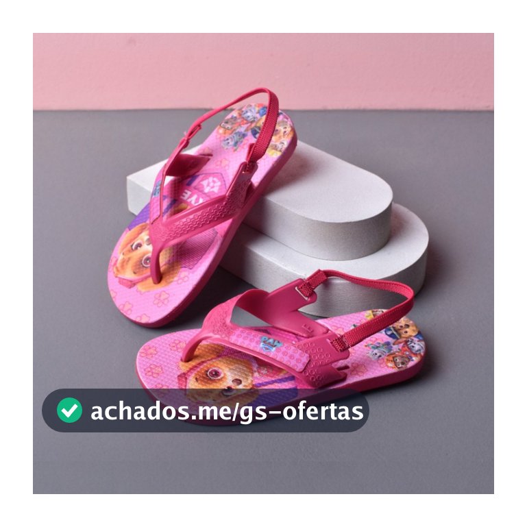 Sandalia Pepete Bebe Menina Feminino Stitch Patrulha Canina Skye Princesas Dia a dia Escola