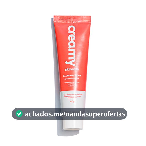 Gel Creme Hidratante Calmante Facial - Calming Cream - Creamy Skincare - 40g