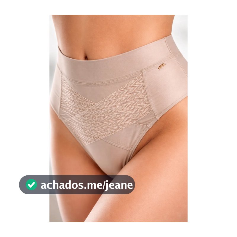 Calcinha Fio Dental Cintura Alta Power Compressão Zero Barriga Dilady