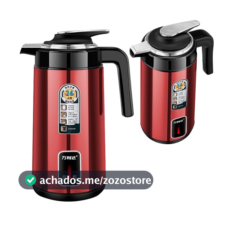 Chaleira Elétrica Inox 1.8L 1350W Base 360° Desligamento Automático Rápida Café Chá Moderna Segura Top