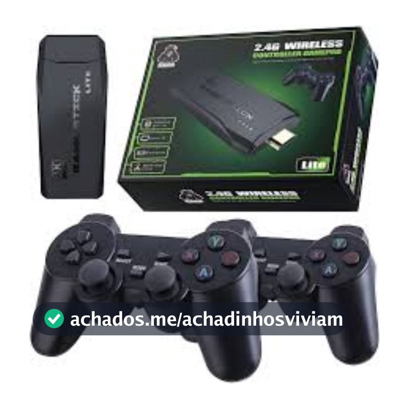 Video Game Stick 4K Original 64G - 10.000 Jogos e Controle Sem FioLeia o anúncio