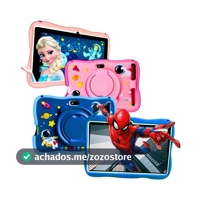 Tablet Infantil Kids 7 Polegada com wifi bluetooth Android Super Resistente Smart fang