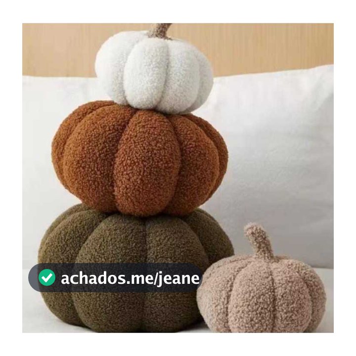 Almofada decorativa abobora