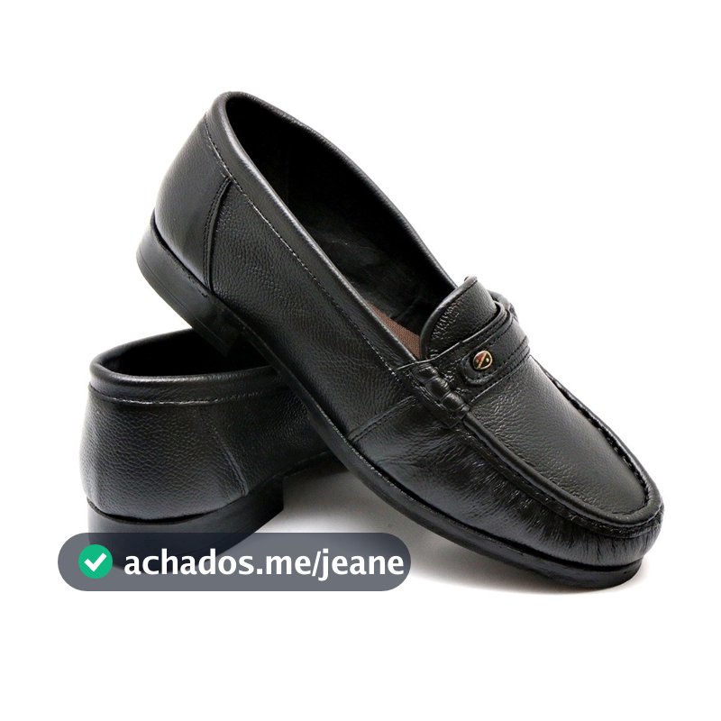 Sapato Mocassim Masculino Social Com Couro Legítimo