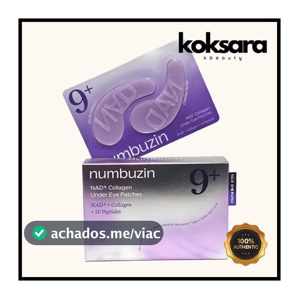 Numbuzin No.9 NAD+ Collagen Under Eye Patches 8g 1ea, 5ea