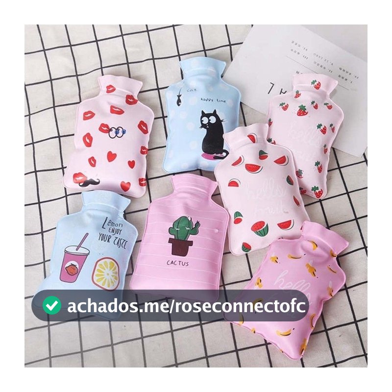 bolsa Mini de água quente/gelada para compressa fofas