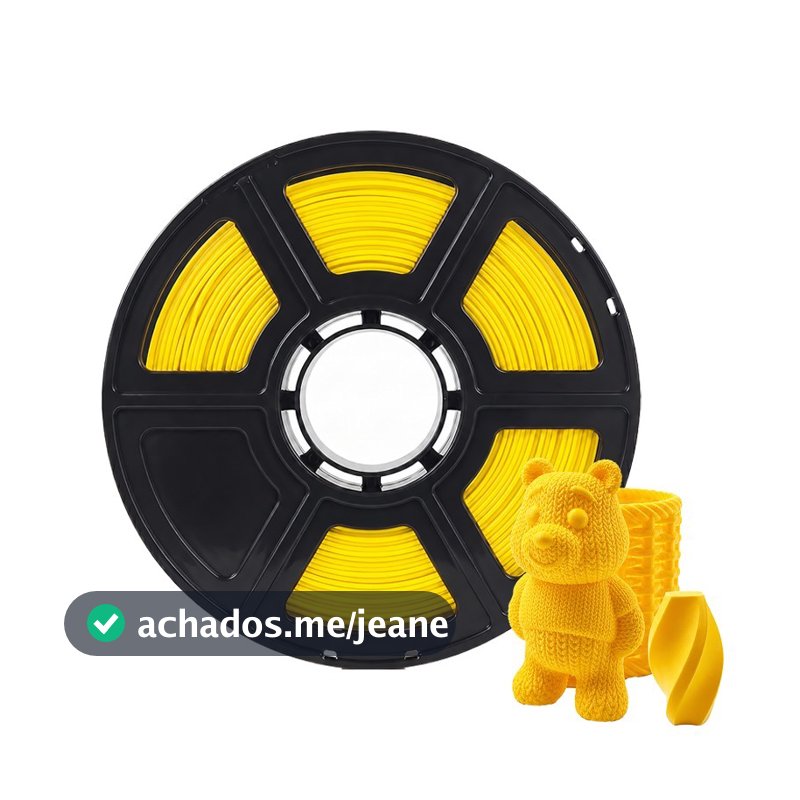 Filamento 3D 1,75mm 1kg – PETG ou PLA a sua Escolha, Alta Qualidade com Resistência e Toque Premium
