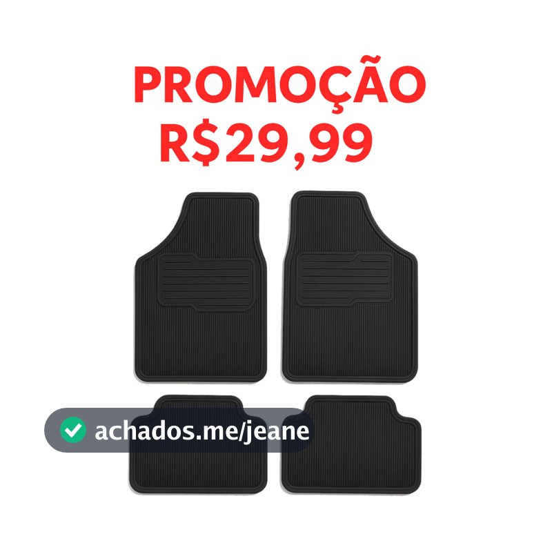 Tapete Automotivo Grosso Resistente Universal Carro Veículos Borracha Macia Premium Encaixe Perfeito Assoalho 4pçs 5pçs