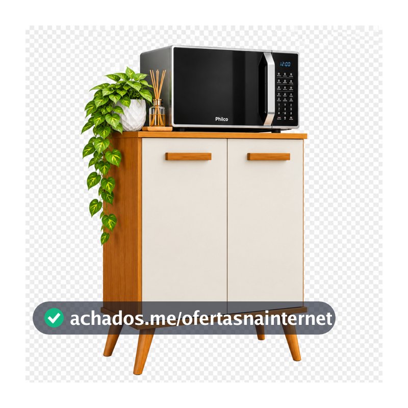 Balcão De Cozinha Para Microondas Ou Forno Elétrico 2 Portas - Várias Cores