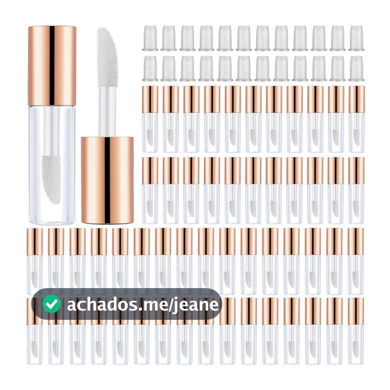 10/30/50 Pacote 1.2ml Receita para Gloss Mini Batom Pode Ser Preenchido