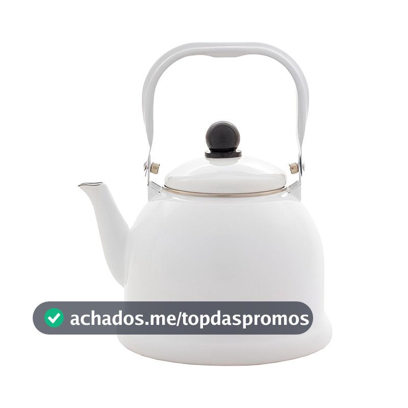 Chaleira Retrô Vintage Ferro Esmaltado 1700ml Mimo Style