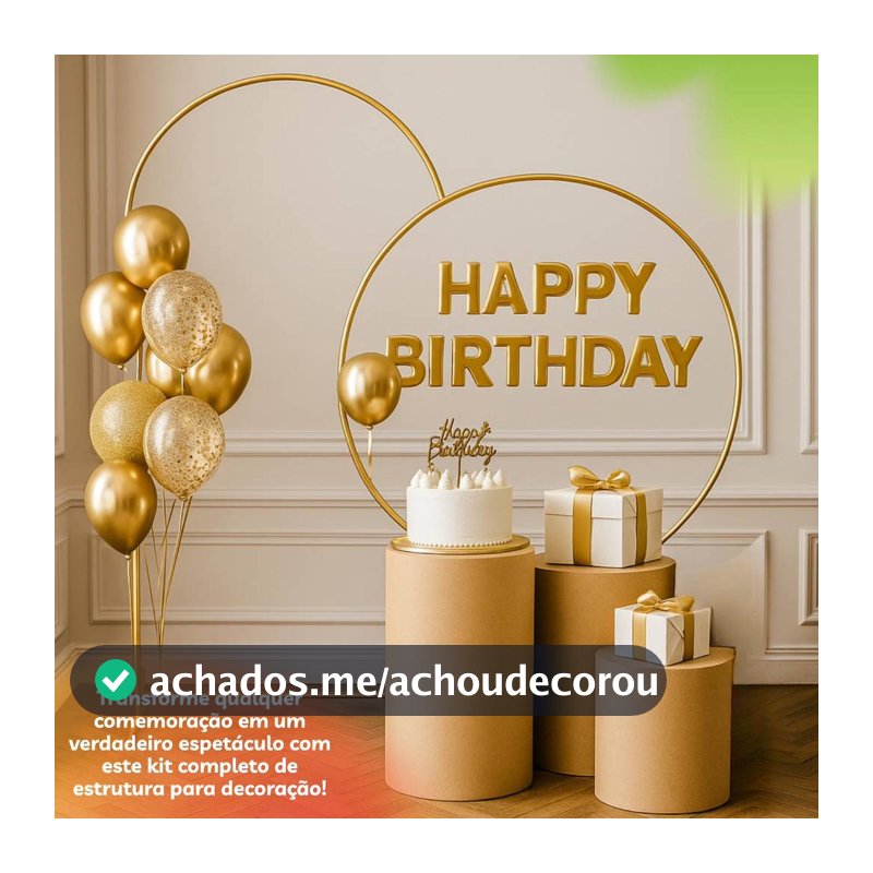 Kit 3 cilindro mdf + arco redondo e painel romano decoração