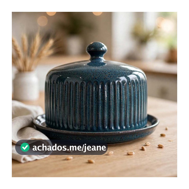 Queijeira em Cerâmica Louças Decoração Cafeterias Padarias Confeitarias Coffee