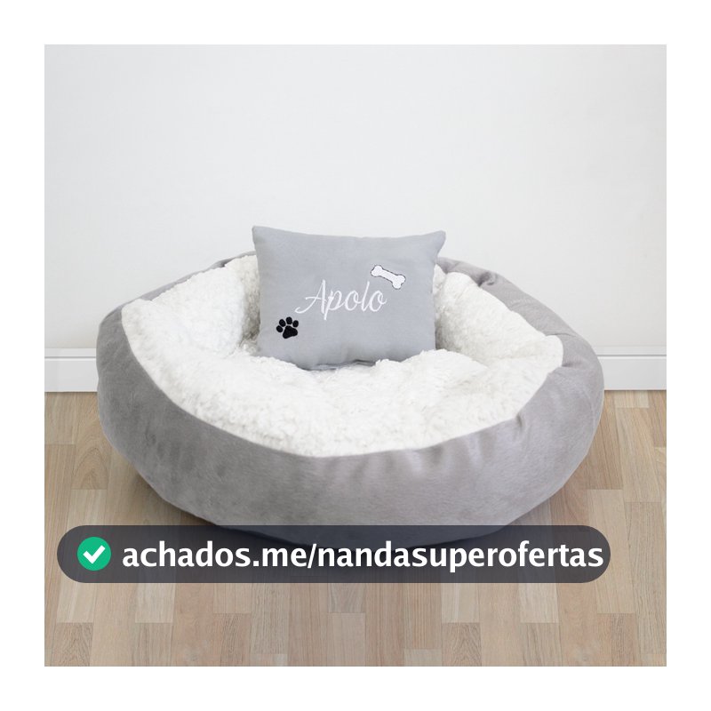 Cama Pet P e Almofada Avulsa Personalizada | Cama 45 x 45  | Cama para Cachorro e Gato | MG