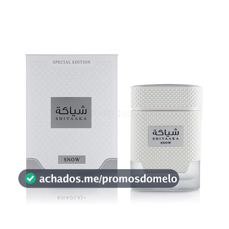 Perfume Khadlaj - Shiyaaka Snow 100 ML - Inspirado em Meteore/ LANÇAMENTO