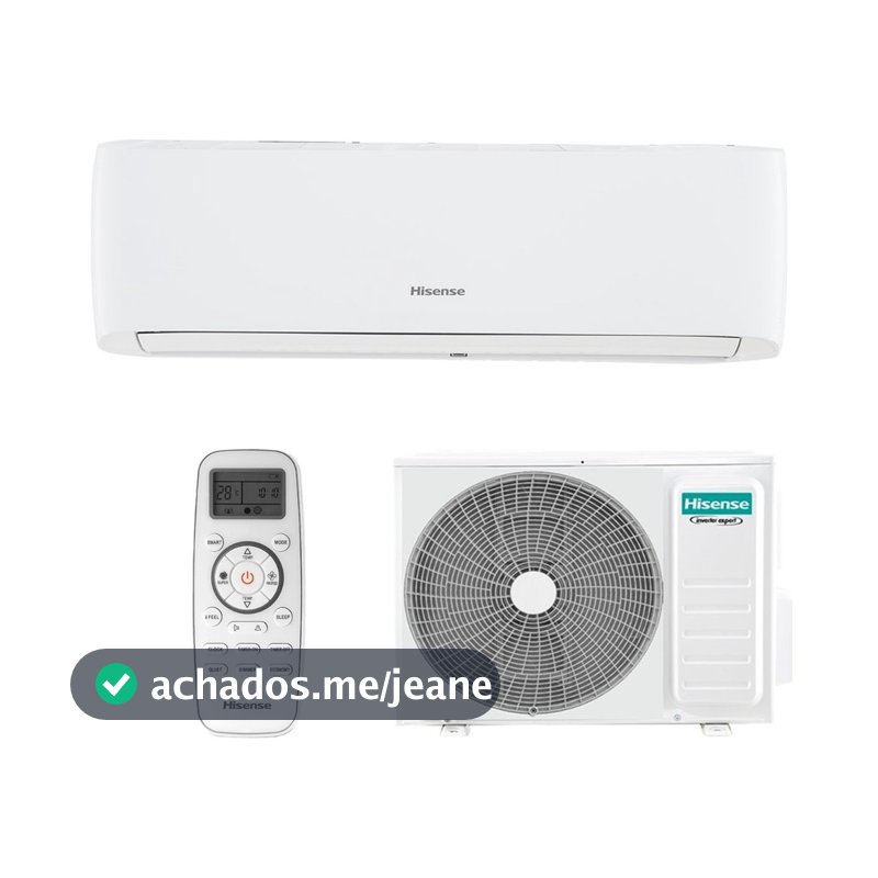 Ar Condicionado Split Hi-wall Hisense Eco Plus 18000 Btus Frio As-18tw2rgsck00 Inverter 220v
