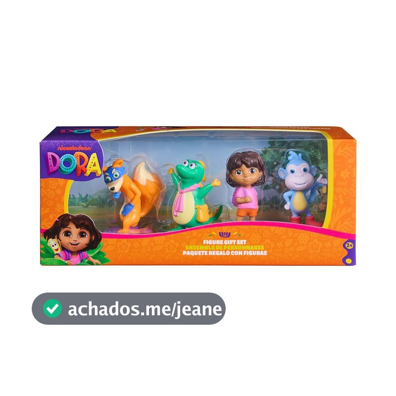 Dora Aventureira - Pack De 4 Mini Bonecos