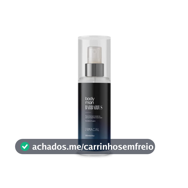 Body Splash Masculino Barbour's Primacial 200ml -  Perfume Corporal