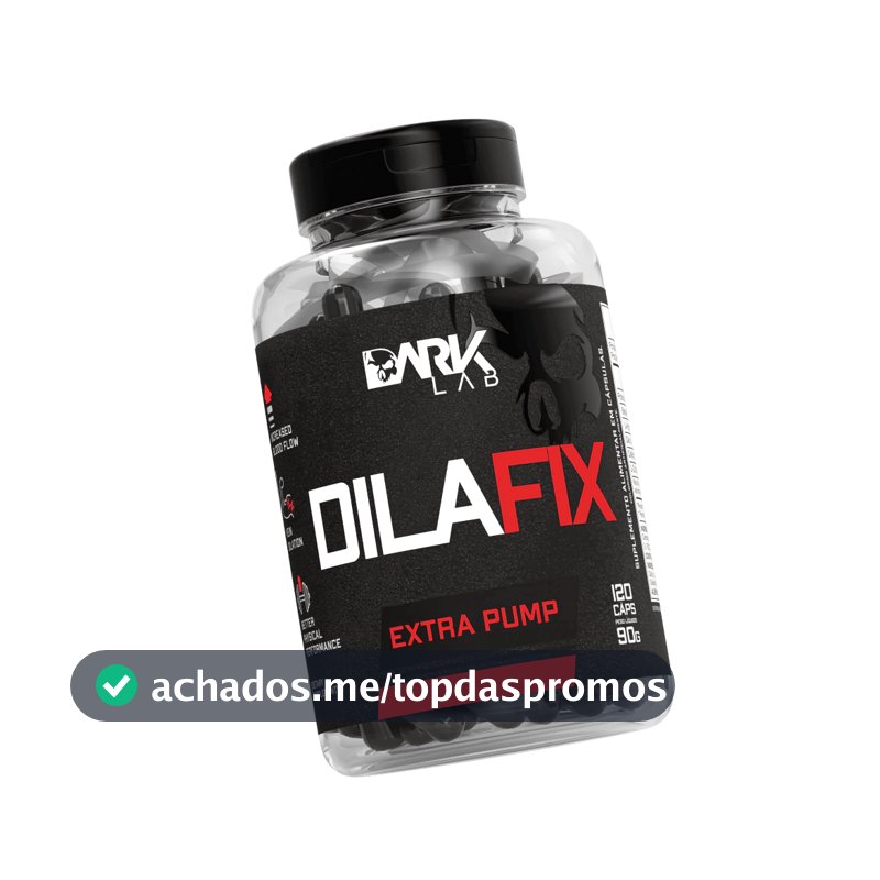 Pré Treino Dilafix Extra Pump Vasodilatador 120 Caps Dark Lab