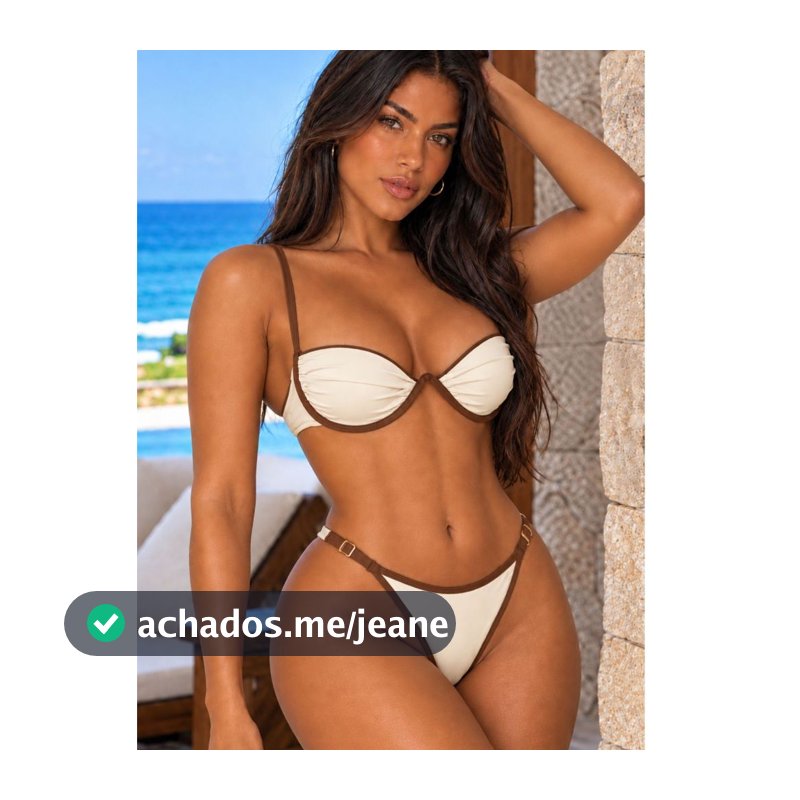 Biquíni Verão Feminino Com Aro Calcinha Cavada Conjunto Praia Piscina Marquinha