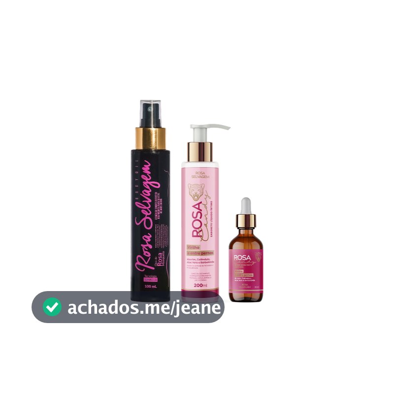 Kit Rosa Candy - Clareador de PPK - Rosa Selvagem