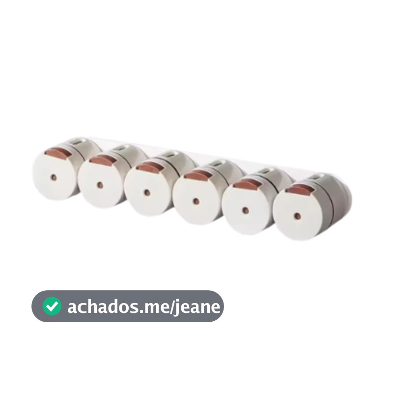 Porta Tempero Magnético Ímã Kit 6 Pote Condimento Cozinha Porta Sal