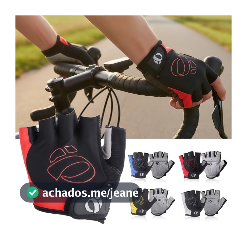 Luva Meio Dedo Para Ciclismo Confortável Bicicleta Bike Com Gel Musculação Ciclismo Trilha Camping