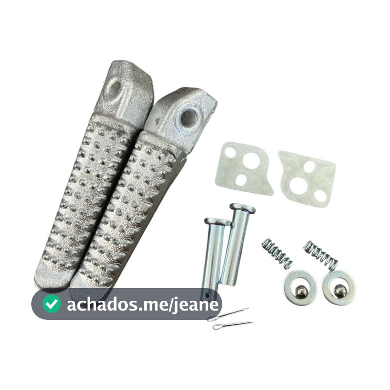 Par Pedaleira Traseira Pedal De Apoio Garupa NXR Bros 160 2025 XRE 190 2025