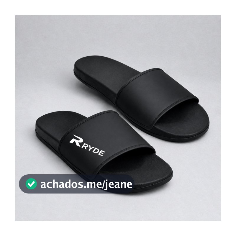Chinelo Slide RYDE Feminino Masculino Confortável Premium Leve Macio Solado Antiderrapante Acabamento de Alta Qualidade