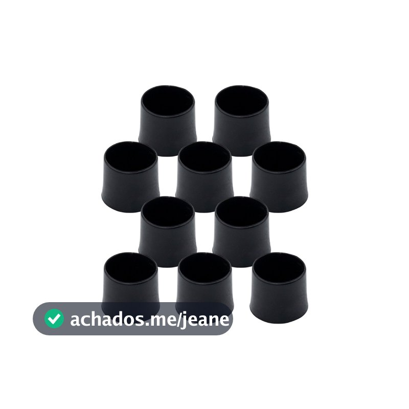 Pezinho Ponteira Pvc Externa Tubo 1 Polegada Redonda 2,5cm