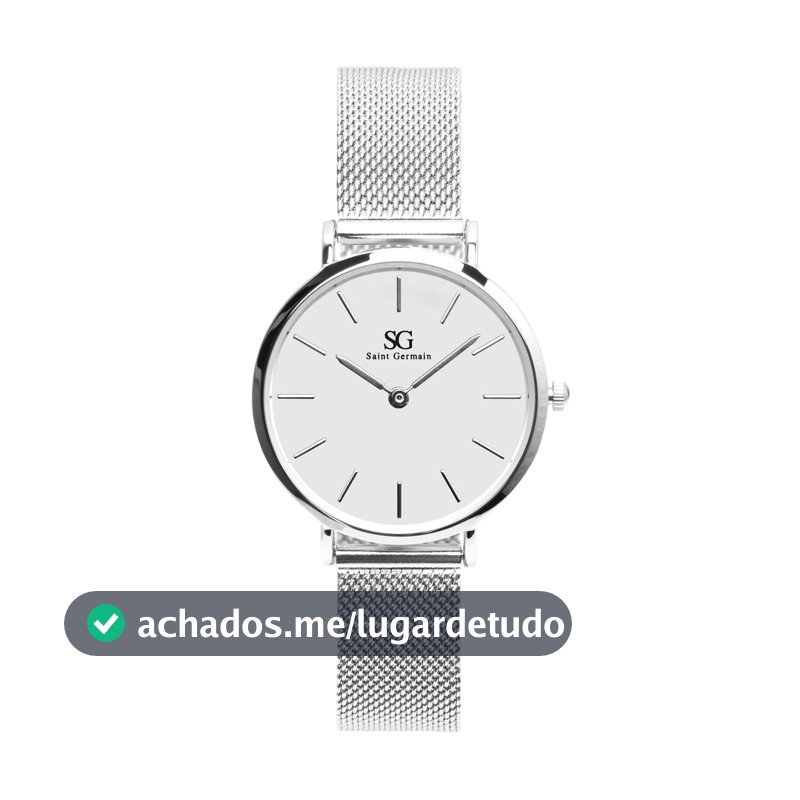 Relógio Feminino Prata Saint Germain Harlem Silver 32mm