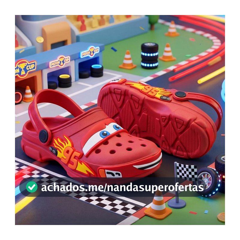 Babuche Carros Menino Infantil Divertido e com Solado Antiderrapante Kidstep