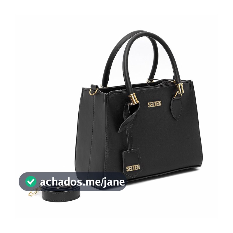Bolsa Feminina Lateral E De Mão Transversal Tiracolo Tote Selten