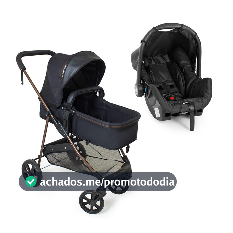 Carrinho Bebê Conforto Napoli Travel System Cobre Galzerano