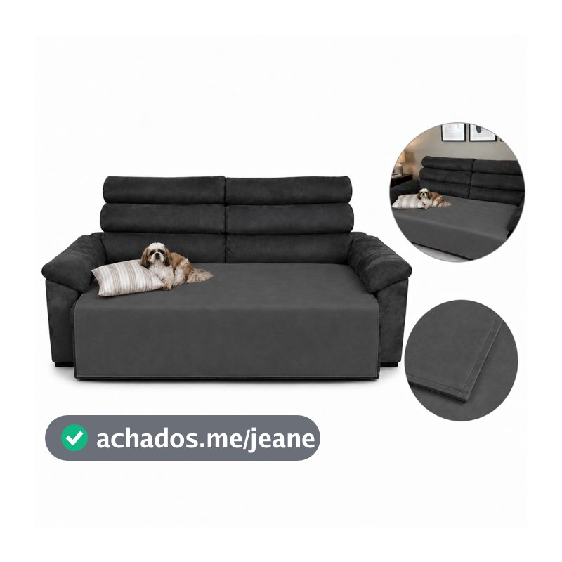 Protetor de Sofá Para Cães E Gatos. Contra Pelos E Líquidos 1,45x1,45