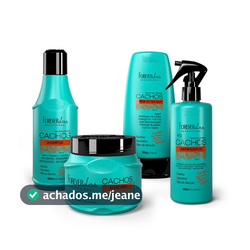 Kit Formador E Manutenção Dos Cachos Forever Liss