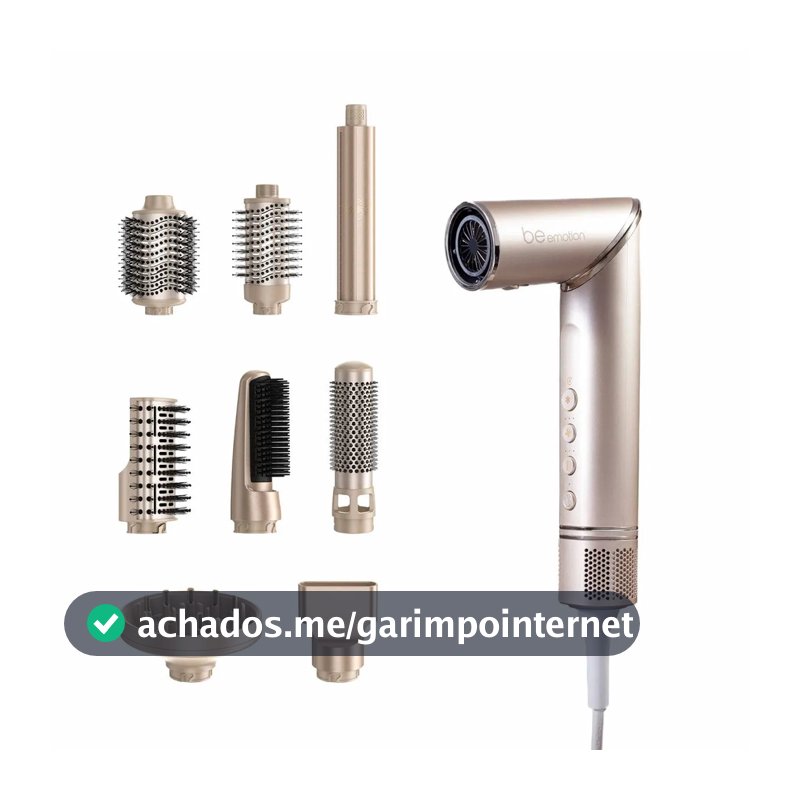 Escova Secadora e Alisadora Modelador e Multi Styler Be Emotion