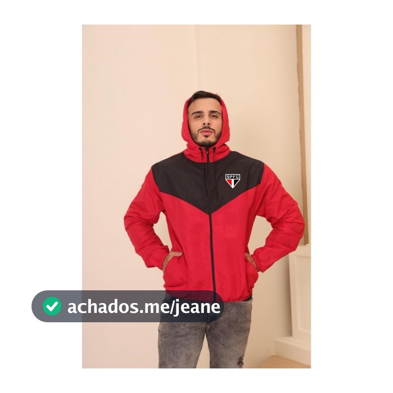 Corta Vento Jaqueta SP Masculino em V